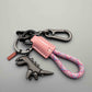 🦖Buy 1 Get 1 Free🎁Aluminum Alloy Dinosaur Charm Paired with a Hand-woven Bracelet