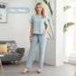 💜 LAST DAY PROMOTION - 50%OFF 💜  Women's Soft Casual Top and Pants Set