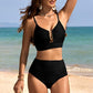 🏆Last Day Special Price ￡13.99!!🌞2 Piece Bikini Set U-Wire Cutout Swimsuit🌊👙