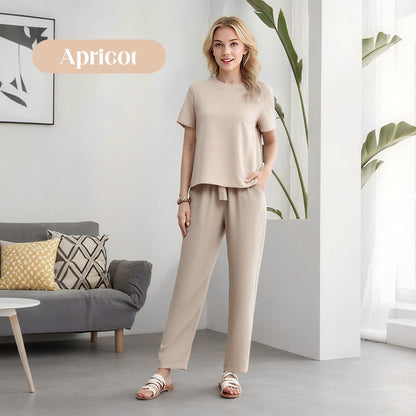 💜 LAST DAY PROMOTION - 50%OFF 💜  Women's Soft Casual Top and Pants Set