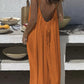 💕💖LAST DAY SALE 50% OFF!💃Women's Solid Color Backless Cami Dress