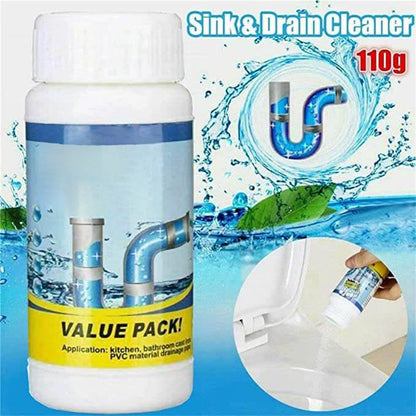 ⏰Last Day Surprise Price: ￡5.99!!🔥Powerful Sink and Drain Cleaner Pipe Dredging Agent