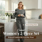 🔥HOT SALE 49% OFF✨💐Women's Crew Neck Top & Drawstring Pants Set