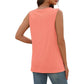 ✨Last Day Special Price £10.99!!💥2026 Women’s Button Down V Neck Loose Fit Tank Top