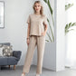 💜 LAST DAY PROMOTION - 50%OFF 💜  Women's Soft Casual Top and Pants Set