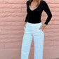 👖LAST DAY SALE 50% OFF🔥Stretch Twill Cropped Wide Leg Pants