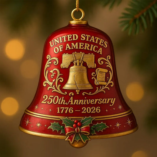 🔥Last Day 49% OFF🔔United States 250th Anniversary Bell Ornament