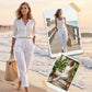 ⏰FLASH DEAL ￡12.99🌺Linen Elastic Waist Casual Pants✨Lounge to Street