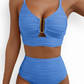 🏆Last Day Special Price ￡13.99!!🌞2 Piece Bikini Set U-Wire Cutout Swimsuit🌊👙