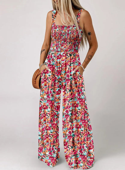 🏖️LAST DAY SALE 50% OFF🌼🎨Women’s Casual Print Sleeveless Overalls Jumpsuits