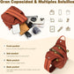 Multi-Pocket Convertible Backpack & Crossbody Bag