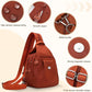 Multi-Pocket Convertible Backpack & Crossbody Bag