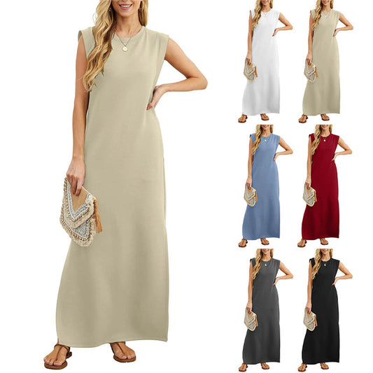 📢📢50% OFF !!!⏰Women Loose Split Wrinkle-Free Long Dress