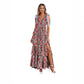 💜Spring Hot Sale 50% OFF!!🌿🌸Women's Floral V-Neck Tiered Ruffle Dress