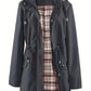 🔥Limited Hot Sale 50% OFF🎁🧥3-in-1 Plaid Waterproof Jacket for Women– Rain, Wind & Cold, All Covered