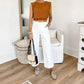 👖LAST DAY SALE 50% OFF🔥Stretch Twill Cropped Wide Leg Pants