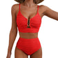 🏆Last Day Special Price ￡13.99!!🌞2 Piece Bikini Set U-Wire Cutout Swimsuit🌊👙