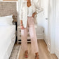 👖LAST DAY SALE 50% OFF🔥Stretch Twill Cropped Wide Leg Pants