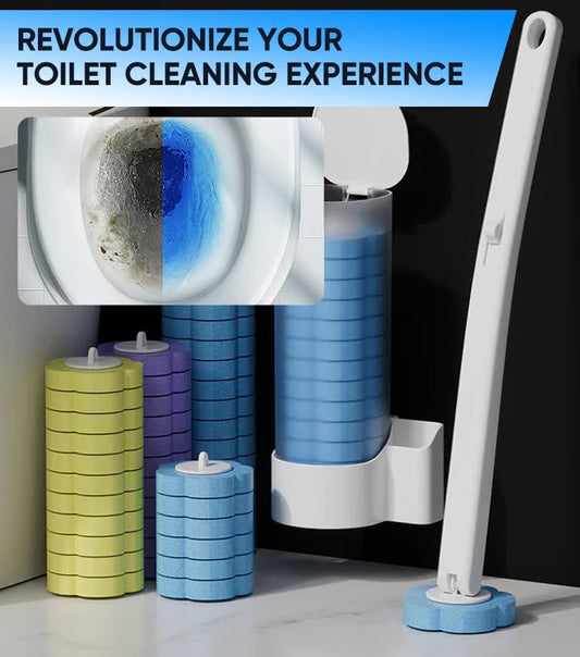 🔥LAST DAY SPECIAL PRICE £8.99!!⚡50K+ SOLD!🚽💦Hands-Free Cleaning Gadget🧽Disposable toilet cleaning tool💦