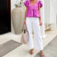👖LAST DAY SALE 50% OFF🔥Stretch Twill Cropped Wide Leg Pants