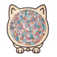 🎅Christmas Sale 50% OFF🐱135-PCS Morandi-Colored Cat Shaped Wooden Jigsaw Puzzle🎁