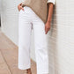 👖LAST DAY SALE 50% OFF🔥Stretch Twill Cropped Wide Leg Pants