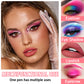 💧14-Pack Waterproof Colored Gel Eyeliner Pencil – Metallic & Shimmer Finishes, Smudge-Proof（Pencil sharpener color is random）