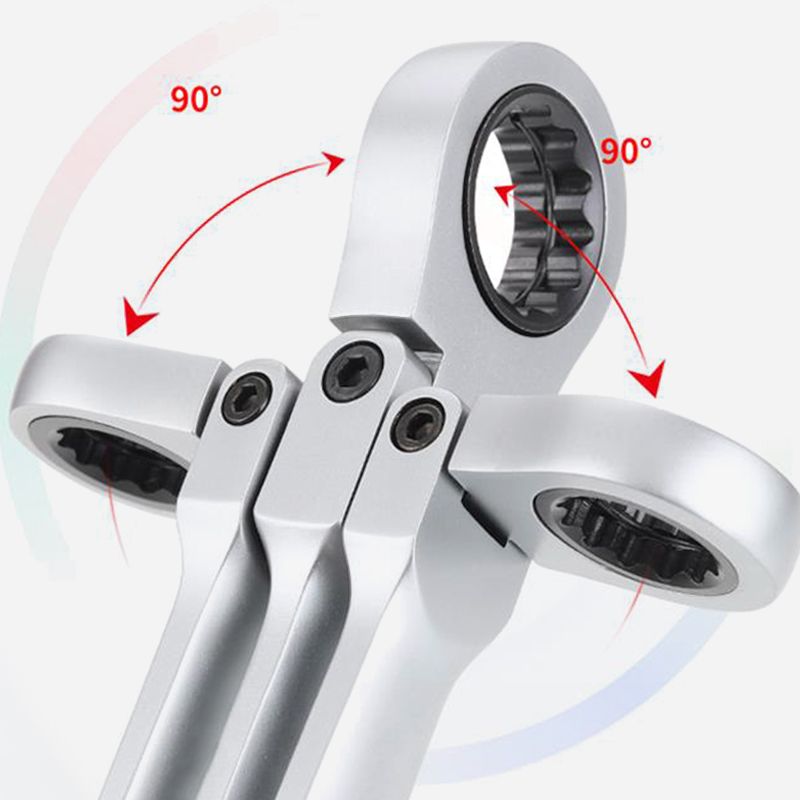 15pcs Adjustable Ratchet Wrench Kit-2