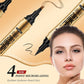 2-in-1 Waterproof Magic 4-fork Eyebrow Pen & Eyeliner-12