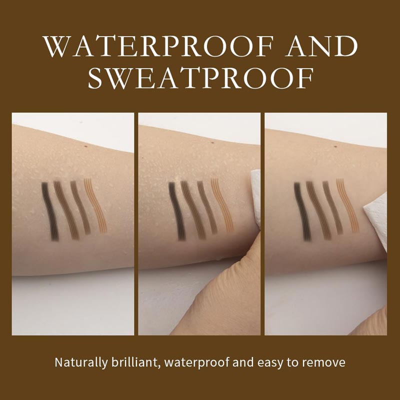 2-in-1 Waterproof Magic 4-fork Eyebrow Pen & Eyeliner-11