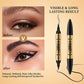 2-in-1 Waterproof Magic 4-fork Eyebrow Pen & Eyeliner-10