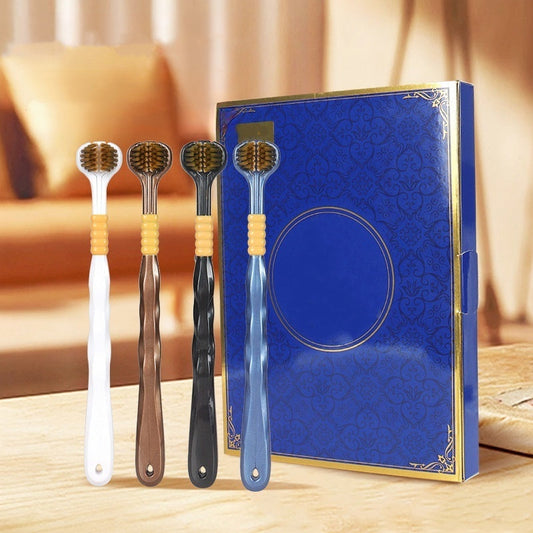 🔥HOT SALE🦷Only ￡1.19/PCS🔥Three-headed multi-angle cleaning toothbrush