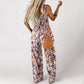 🏖️LAST DAY SALE 50% OFF🌼🎨Women’s Casual Print Sleeveless Overalls Jumpsuits
