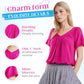 ⏰LIMITED HOT SALE JUST ￡10.99!!💥Women's Casual Pleated V-Neck Short-Sleeve Top