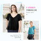 ⏰LIMITED HOT SALE JUST ￡10.99!!💥Women's Casual Pleated V-Neck Short-Sleeve Top