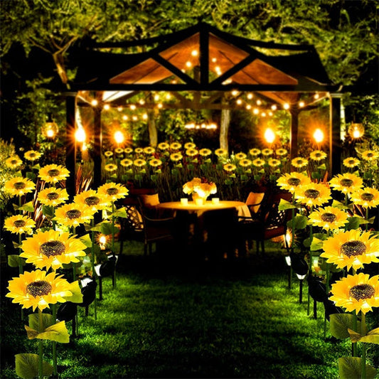 ⏳Time-Limited Special Price: ￡10.99!!⏰Sunflower Solar Garden Stake Led Lights🌻