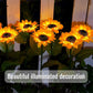 ⏳Time-Limited Special Price: ￡10.99!!⏰Sunflower Solar Garden Stake Led Lights🌻