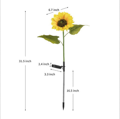 ⏳Time-Limited Special Price: ￡10.99!!⏰Sunflower Solar Garden Stake Led Lights🌻