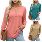 🌸Hot Sale 60% OFF👕Women’s Casual Printed V-Neck Top 3/4 Sleeve Shirts
