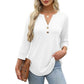 🌸Hot Sale 60% OFF👕Women’s Casual Printed V-Neck Top 3/4 Sleeve Shirts