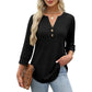 🌸Hot Sale 60% OFF👕Women’s Casual Printed V-Neck Top 3/4 Sleeve Shirts
