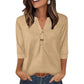 🌸Hot Sale 60% OFF👕Women’s Casual Printed V-Neck Top 3/4 Sleeve Shirts