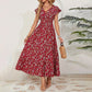 💃2025 Limited Time Sale - 50% OFF💯☀️Flowy V-Neck Floral Maxi Dress