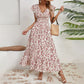 💃2025 Limited Time Sale - 50% OFF💯☀️Flowy V-Neck Floral Maxi Dress