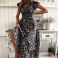 💃2025 Limited Time Sale - 50% OFF💯☀️Flowy V-Neck Floral Maxi Dress