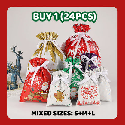 🔥Buy 2 get 1 Free🎅🎁The World’s Best Christmas Gift Bag With Drawstring