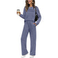 🔥HOT SALE 49% OFF✨💐Women's Crew Neck Top & Drawstring Pants Set