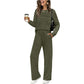 🔥HOT SALE 49% OFF✨💐Women's Crew Neck Top & Drawstring Pants Set