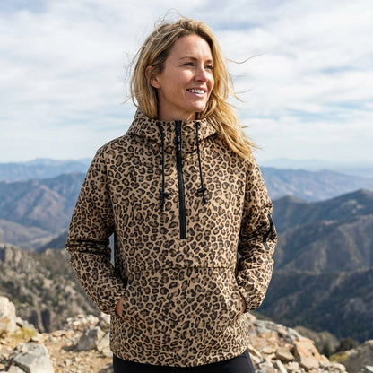 🏆2026 New Year Sale-49% OFF🔥Leopard Print Hooded Pullover with Kangaroo Pocket