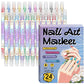 ⏳Time-Limited Special 60%Off⏰💅🖌️Dual‑Tip Nail Art Pens– Quick‑dry, no UV lamp. Fine & brush tips. 12/24 vibrant colors. Easy DIY at home. No smudges, just art! 💅🖌️